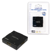 Video Switch HDMI 3-Port mit Verst�rker LogiLink�