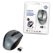 Maus optisch Funk 2.4 GHz mit 5 Tasten LogiLink�