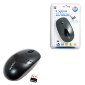 Maus optisch Funk 2.4 GHz mit 3 Tasten, schwarz LogiLink�