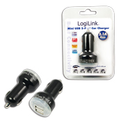 USB Universal Netzteil 12-24 Volt 2100 mA, 2-fach, LogiLink�