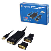 Adapter USB to DVI+VGA+HDMI Display LogiLink�