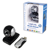 Webcam Wireless 2,4 GHz mit Mikrofon LogiLink�