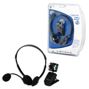 Webcam USB mit LED Beleuchtung & Headset LogiLink�