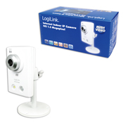 Fast Ethernet IP HD-Kamera mit White LED und PIR Sensor LogiLink�