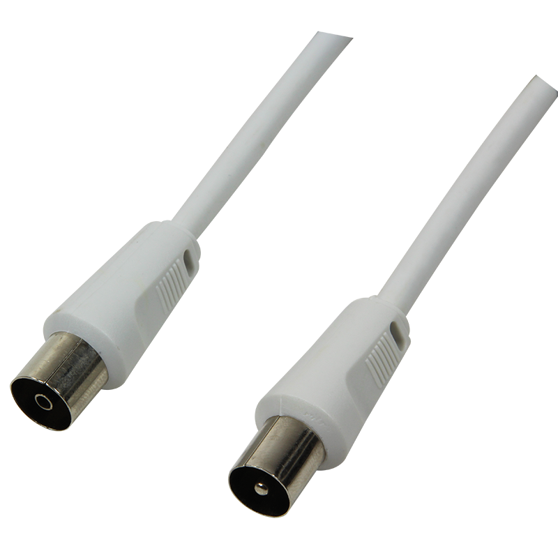 2,5m DVB-C Antennenkabel Antennen Kabel 75Ohm F&uuml;r TV HD 4K Radio