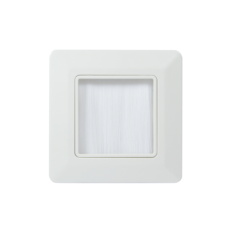 Wandabdeckung ABS Eckig Weiß - Dekorative Abdeckung Für Kabel- Und Rohrlöcher