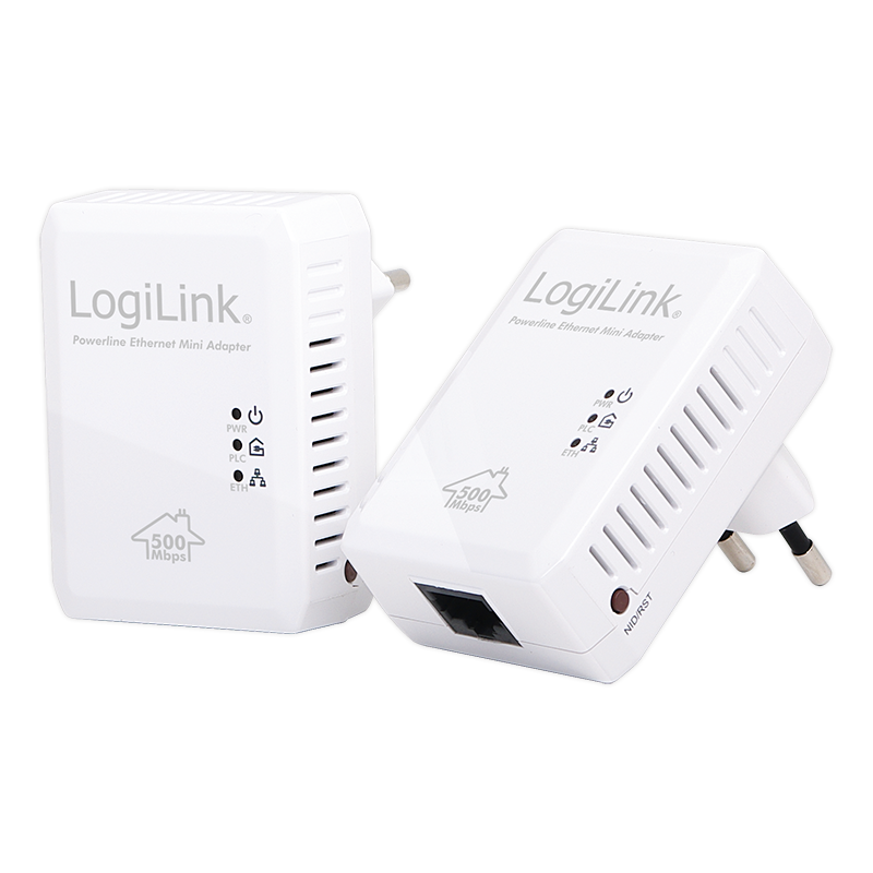 LogiLink Produkt Homeplug Adapter, DuoSet, 500 MBit/s 12.